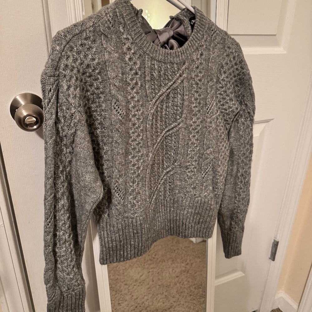 Express - Sweater (Size XS) with Elegant bow detail at the back